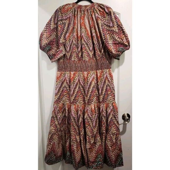 Conditions Apply Anthropologie Plus‎ Size Puff Sleeve Pink Dress Size 20W NWOT - Picture 5 of 16